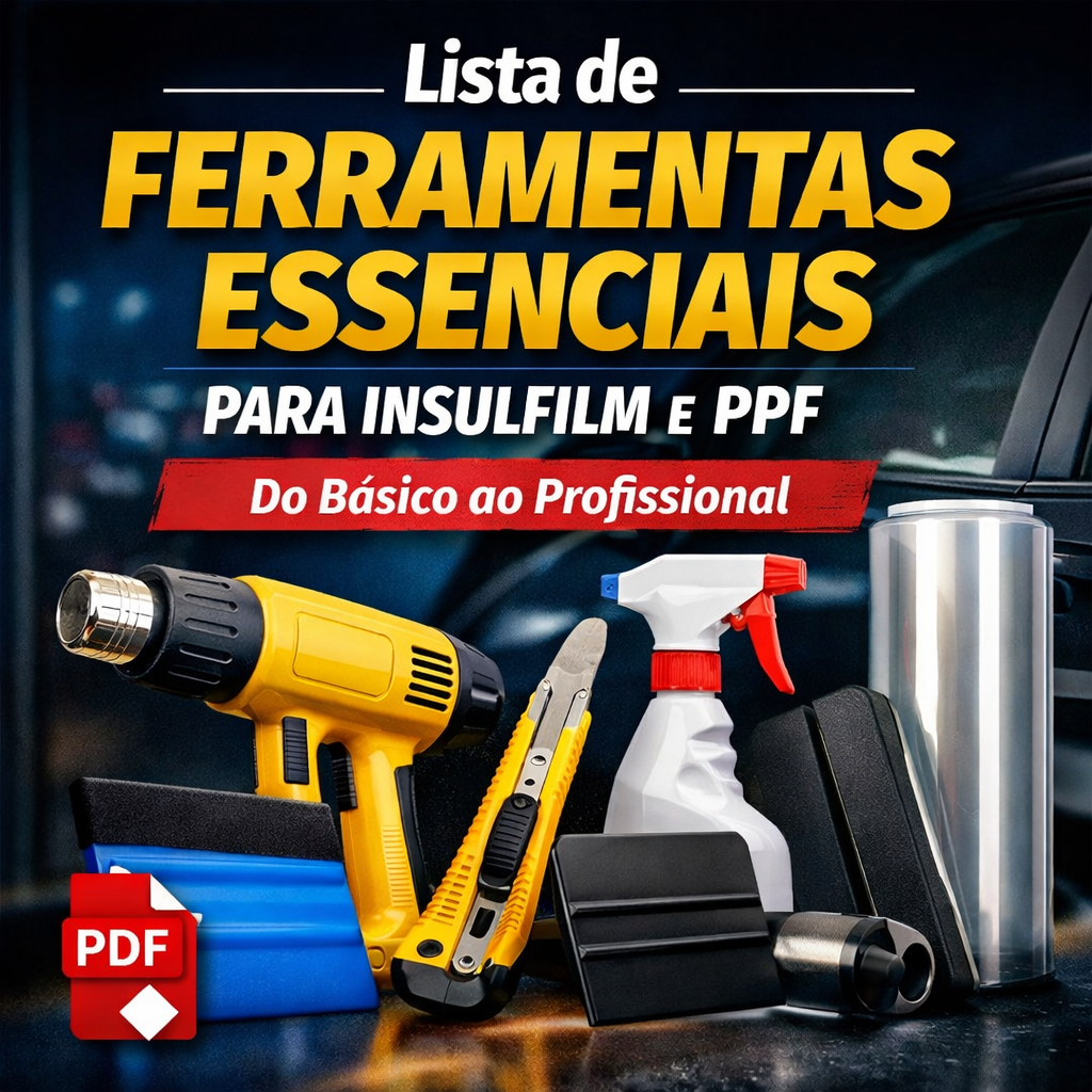 Lista de Ferramentas Essenciais para Insulfilm e PPF